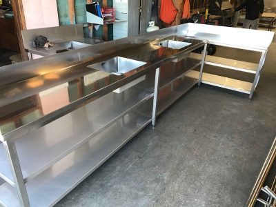 Stainless Steel Bench