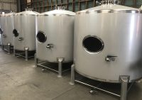 Stainless steel wine tanks limited height